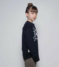 nununu unbalanced skull sweatshirt - Sweatshirts - 2 - 3Y