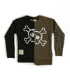 nununu unbalanced skull sweatshirt - Sweatshirts - 2 - 3Y