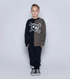 nununu unbalanced skull sweatshirt - Sweatshirts - 2 - 3Y