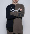 nununu unbalanced skull sweatshirt - Sweatshirts - 2 - 3Y
