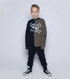 nununu unbalanced skull sweatshirt - Sweatshirts - 2 - 3Y