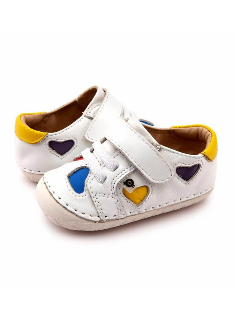 Old Soles Hearty Pave - Snow / Sunflower (#4076) -HYPHEN KIDS