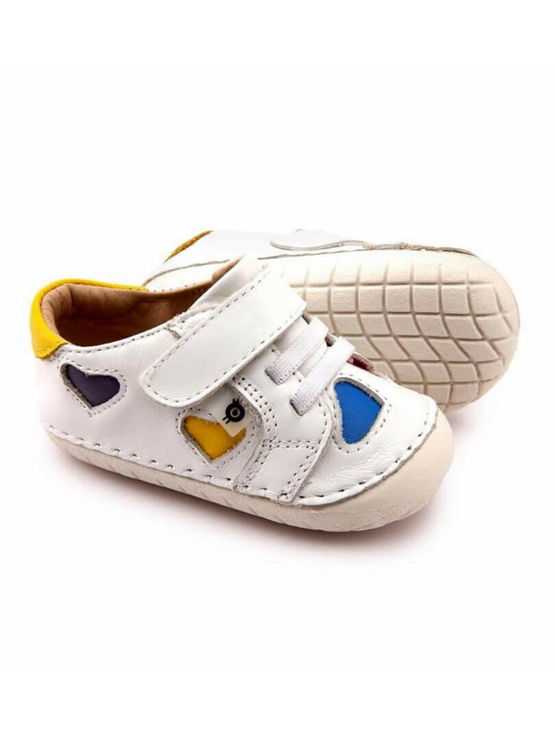 Old Soles Hearty Pave - Snow / Sunflower (#4076) - HYPHEN KIDS