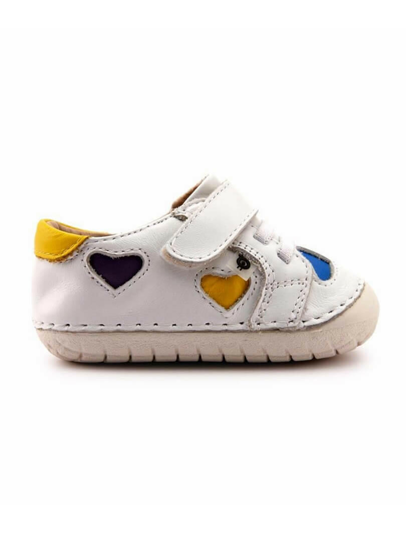 Old Soles Hearty Pave - Snow / Sunflower (#4076) - HYPHEN KIDS