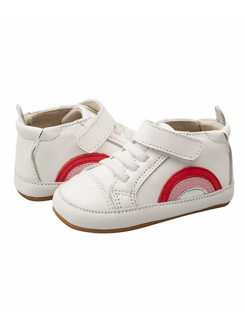Old Soles Sunny Bub - White Rainbow (#0069R) - HYPHEN KIDS