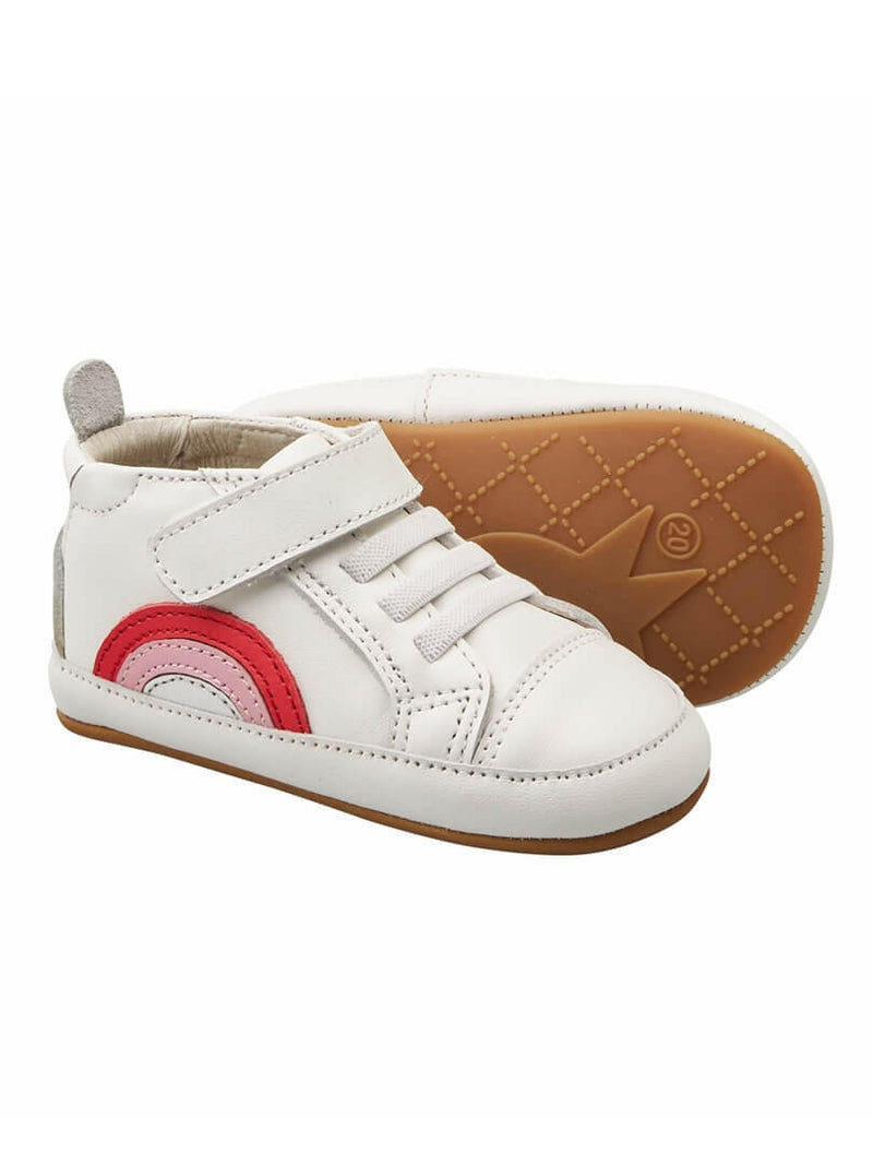 Old Soles Sunny Bub - White Rainbow (#0069R) - HYPHEN KIDS