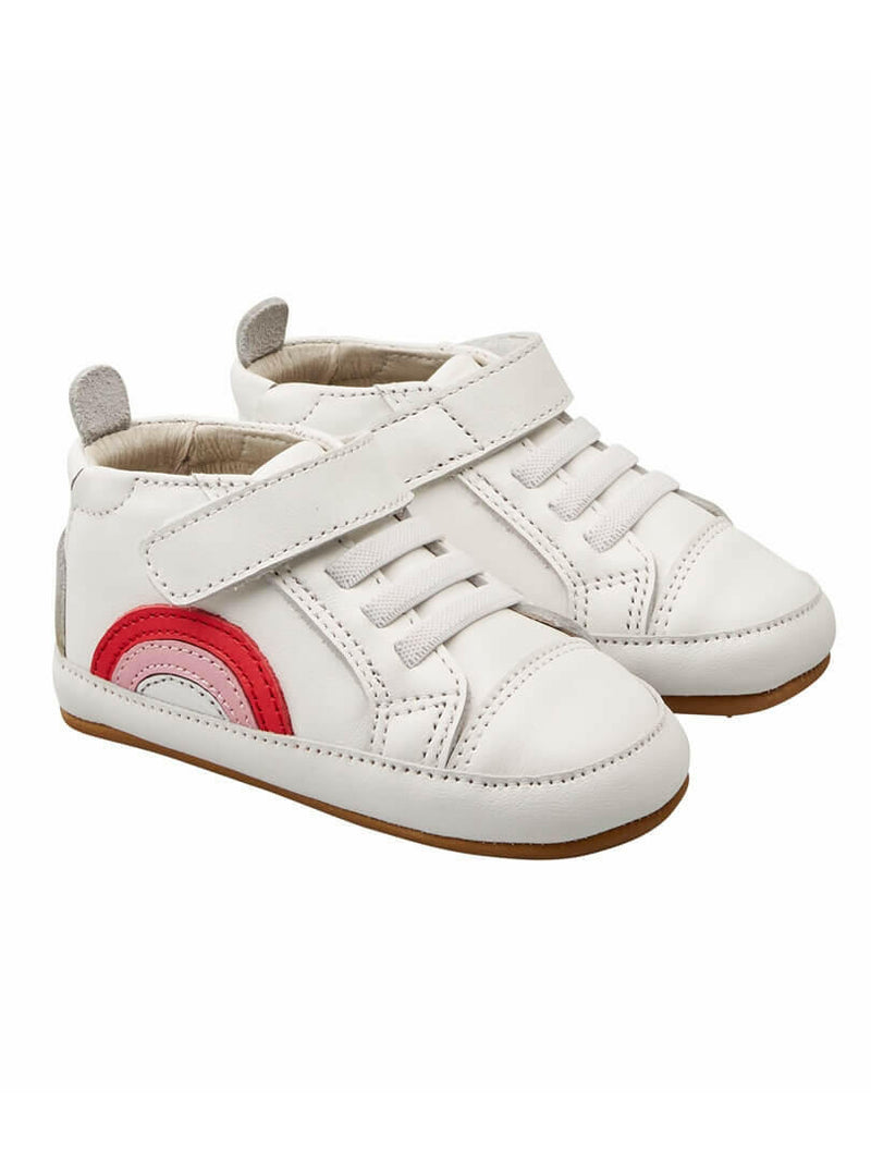 Old Soles Sunny Bub - White Rainbow (#0069R) - HYPHEN KIDS