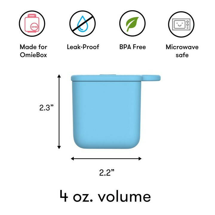 Omiedip - Silicone Dip Container 2 pack - Blue and Lime - HYPHEN KIDS