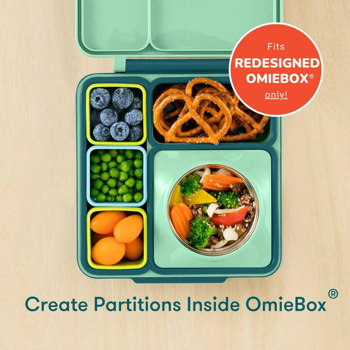 Omiedip - Silicone Dip Container 2 pack - Blue and Lime - HYPHEN KIDS