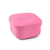 Omiedip - Silicone Dip Container 2 pack - Pink and Teal - Snack Box - 