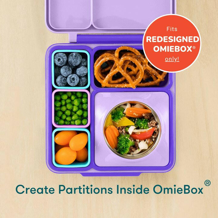 Omiedip - Silicone Dip Container 2 pack - Pink and Teal - HYPHEN KIDS