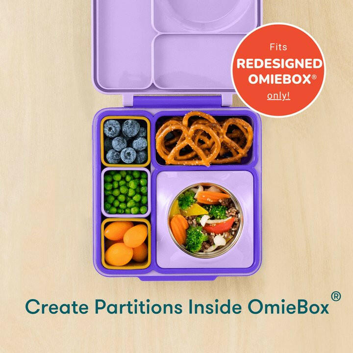 Omiedip - Silicone Dip Container 2 pack - Purple and Orange - HYPHEN KIDS
