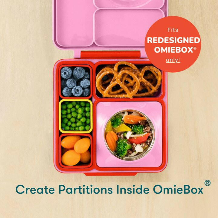Omiedip - Silicone Dip Container 2 pack - Red and Yellow - HYPHEN KIDS