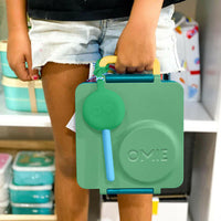 OmiePod & Fork, Spoon Set - Mint Green - Utensils - 