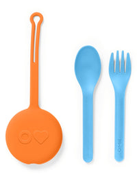 OmiePod & Fork, Spoon Set - Sunshine -HYPHEN KIDS