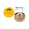 Reversible Kids Sun Hat- Tractor/Dog (6M - 2Y) -HYPHEN KIDS