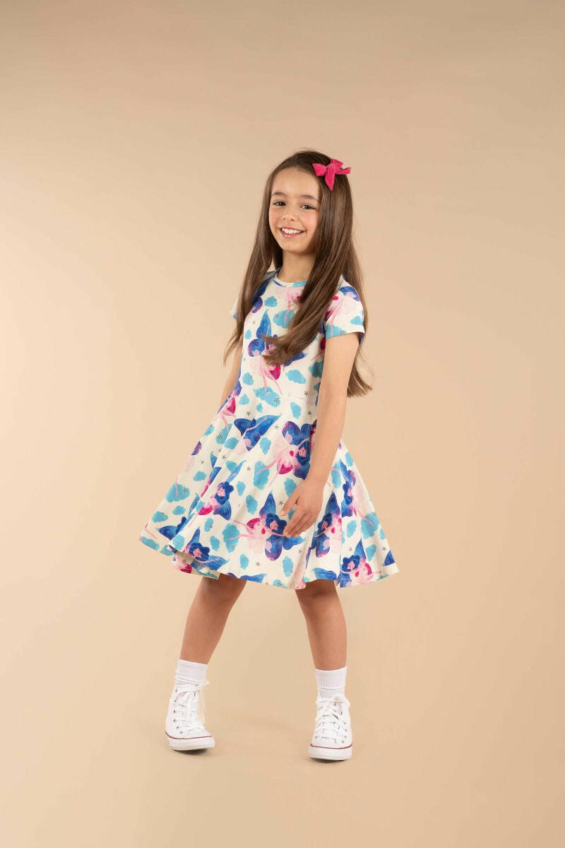 Rock Your Kid Fairy Girls Waisted Dress - HYPHEN KIDS