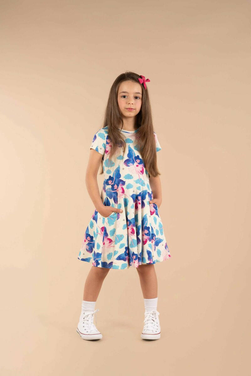 Rock Your Kid Fairy Girls Waisted Dress - HYPHEN KIDS