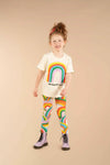 Rock Your Kid Happy Rainbows Tights - Leggings - 10 - 11Y