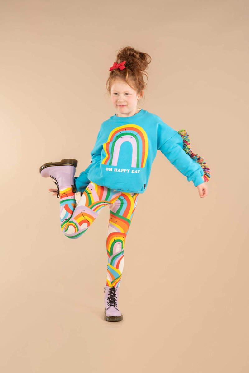 Rock Your Kid Happy Rainbows Tights -HYPHEN KIDS