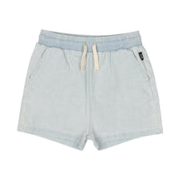 Rock Your Kid Light Blue Chambray - Shorts - 10 - 11Y