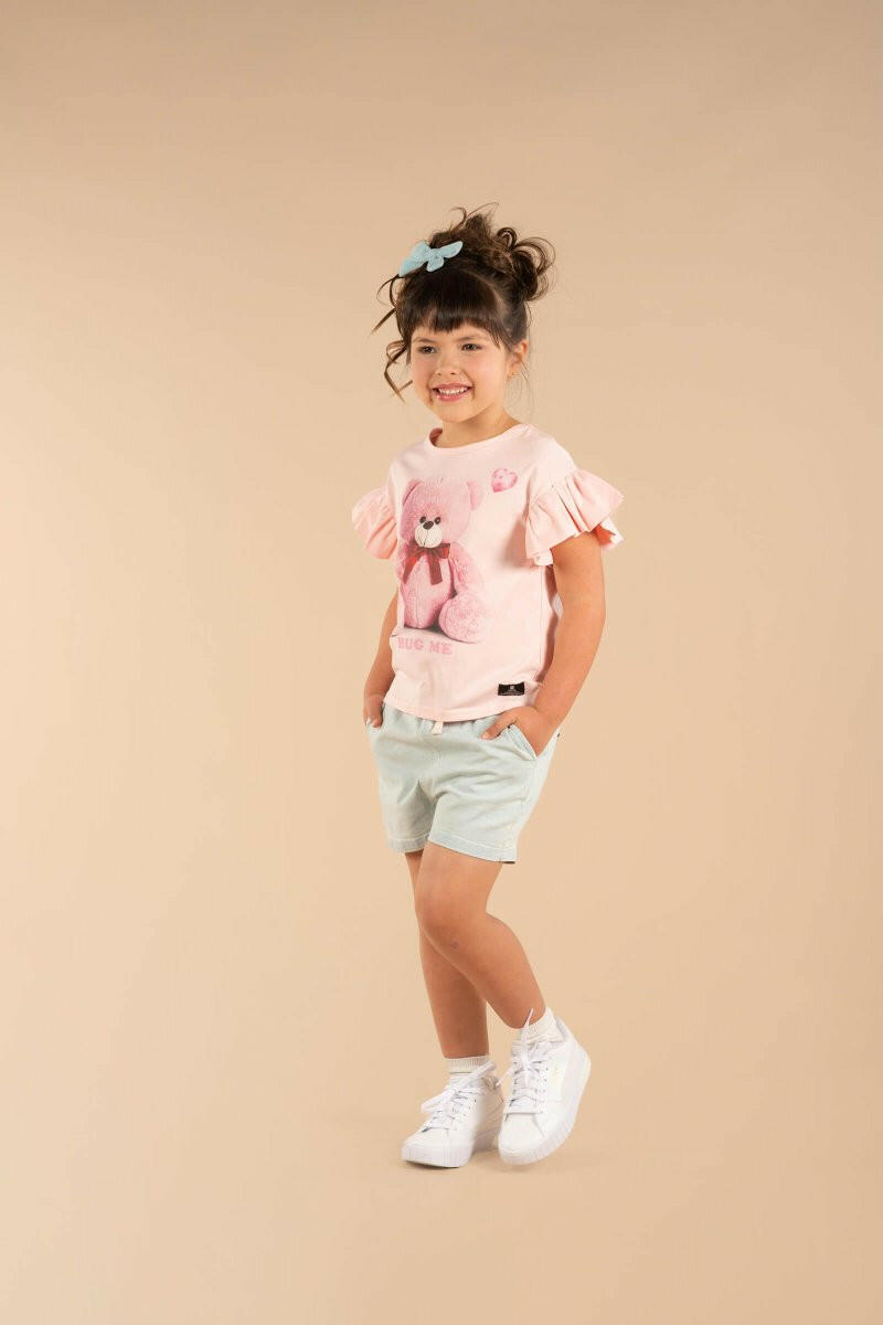 Rock Your Kid Light Blue Chambray - Shorts - 10 - 11Y
