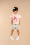 Rock Your Kid Light Blue Chambray - Shorts - 10 - 11Y