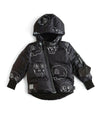 Scribbled Skulls Down Jacket - Coats & Jackets - 10 - 11Y