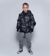 Scribbled Skulls Down Jacket - Coats & Jackets - 10 - 11Y
