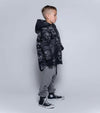 Scribbled Skulls Down Jacket - Coats & Jackets - 10 - 11Y