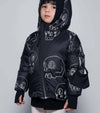 Scribbled Skulls Down Jacket - Coats & Jackets - 10 - 11Y