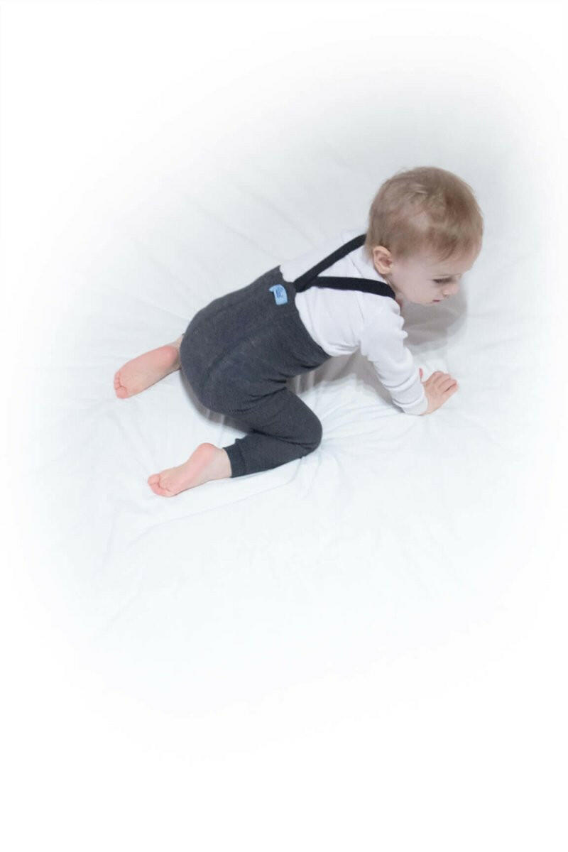 Silly Silas Footless Dark Grey Blend - HYPHEN KIDS
