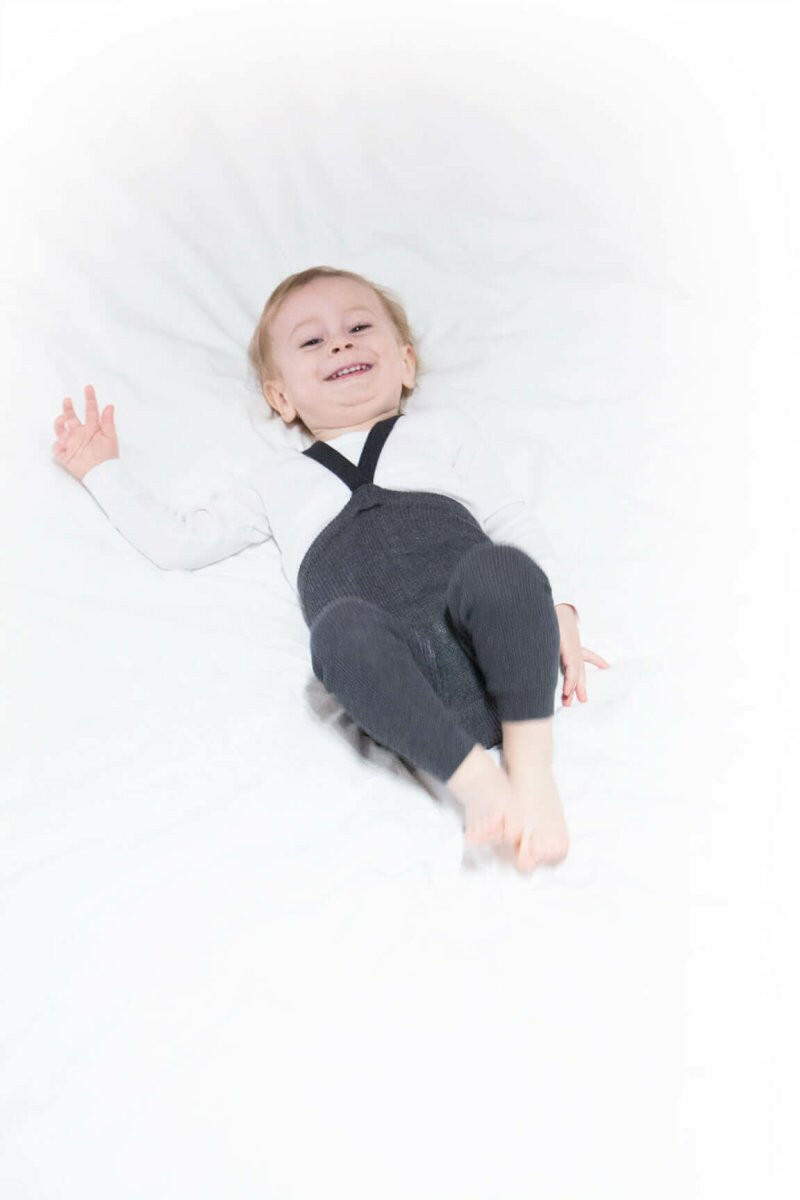 Silly Silas Footless Dark Grey Blend - HYPHEN KIDS