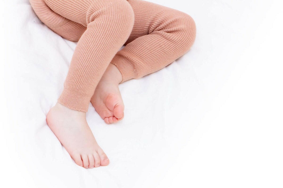 Silly Silas Footless Light Brown - Baby & Toddler Socks & Tights - 0 - 12M
