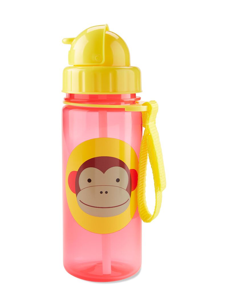 Skip Hop 390 ML Zoo Straw Bottle - Monkey -HYPHEN KIDS