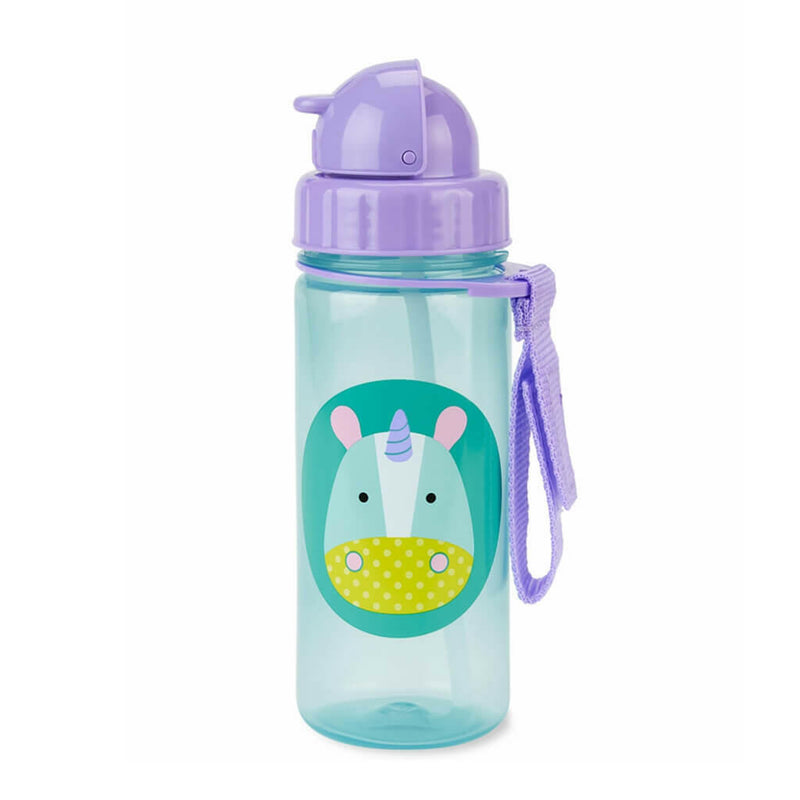 Skip Hop 390 ML Zoo Straw Bottle - Unicorn - HYPHEN KIDS