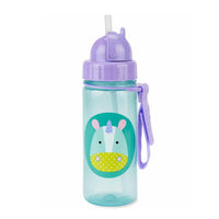 Skip Hop 390ml Zoo Straw Bottle - Unicorn - Bottles - not - on - sale