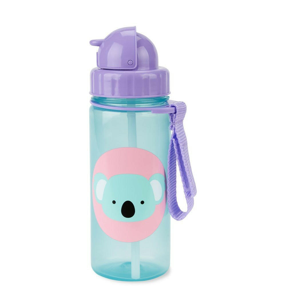 Shop Skip Hop 390ml Zoo Straw Bottle - Koala NZ | Premium Bottles for School Kids