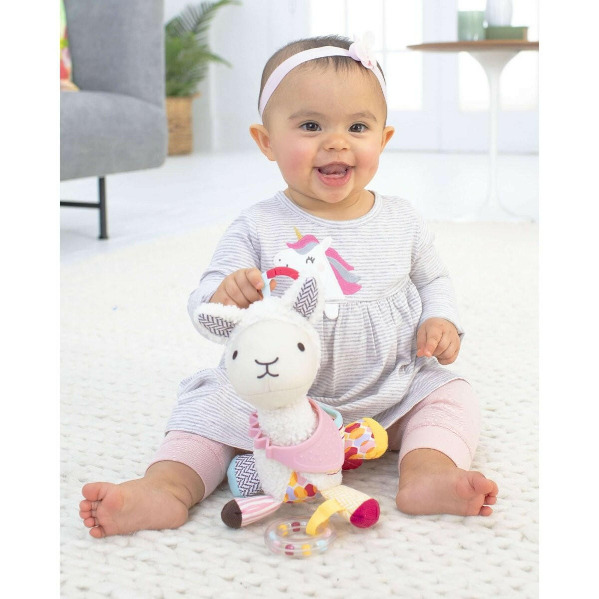 Skip Hop Bandana Buddie Activity Toy - LIama - Baby Toy - not - on - sale