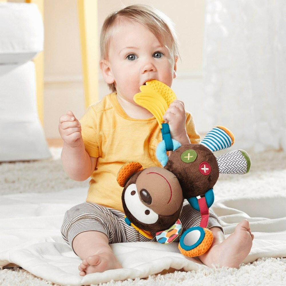 Skip Hop Bandana Buddie Activity Toy - Monkey - Baby Toy - not - on - sale
