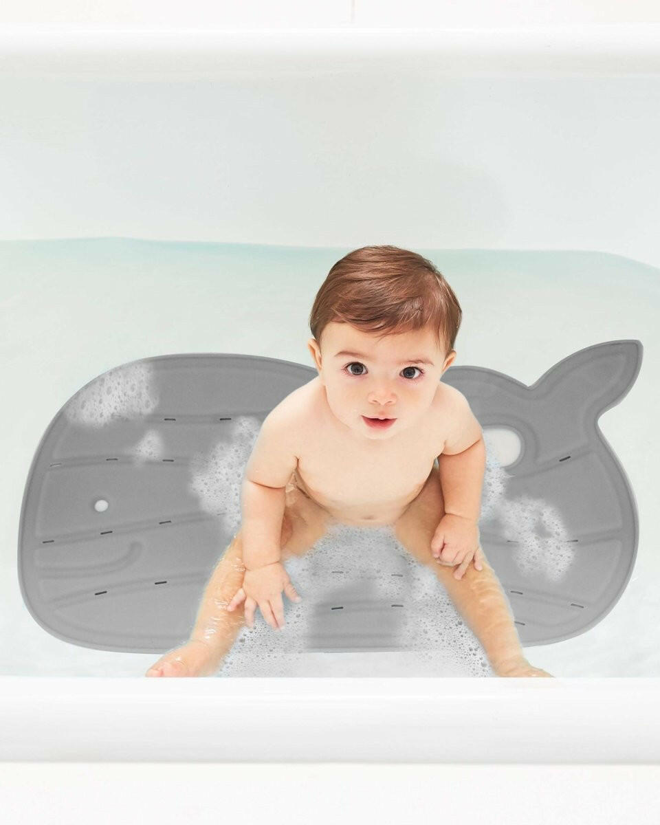 Skip Hop Moby Bath Mat - Grey - Baby Bathing - not - on - sale