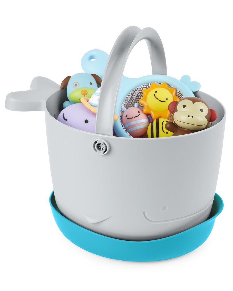 Skip Hop Moby Stowaway Bath Toy Bucket -HYPHEN KIDS