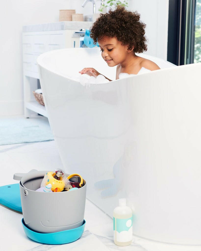 Skip Hop Moby Stowaway Bath Toy Bucket - HYPHEN KIDS