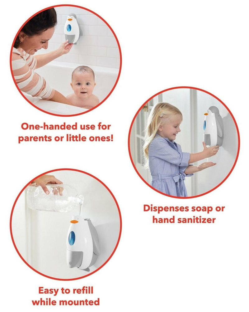 Skip Hop Soapster Soap and Sanitizer Dispenser Penguin - HYPHEN KIDS