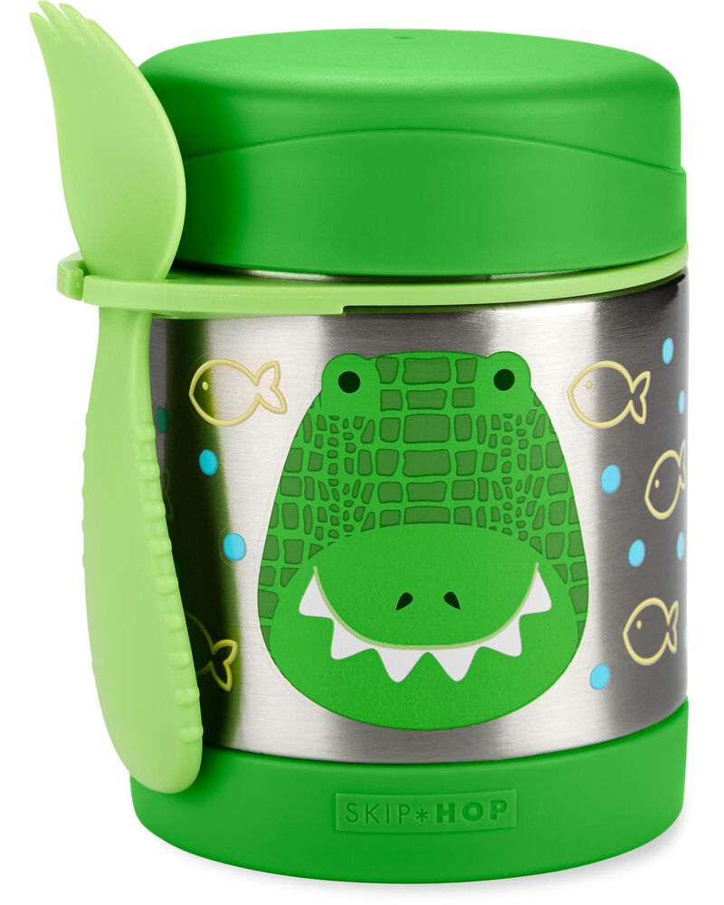 Skip Hop Zoo Insulated Little Kid Food Jar - Crocodile -HYPHEN KIDS