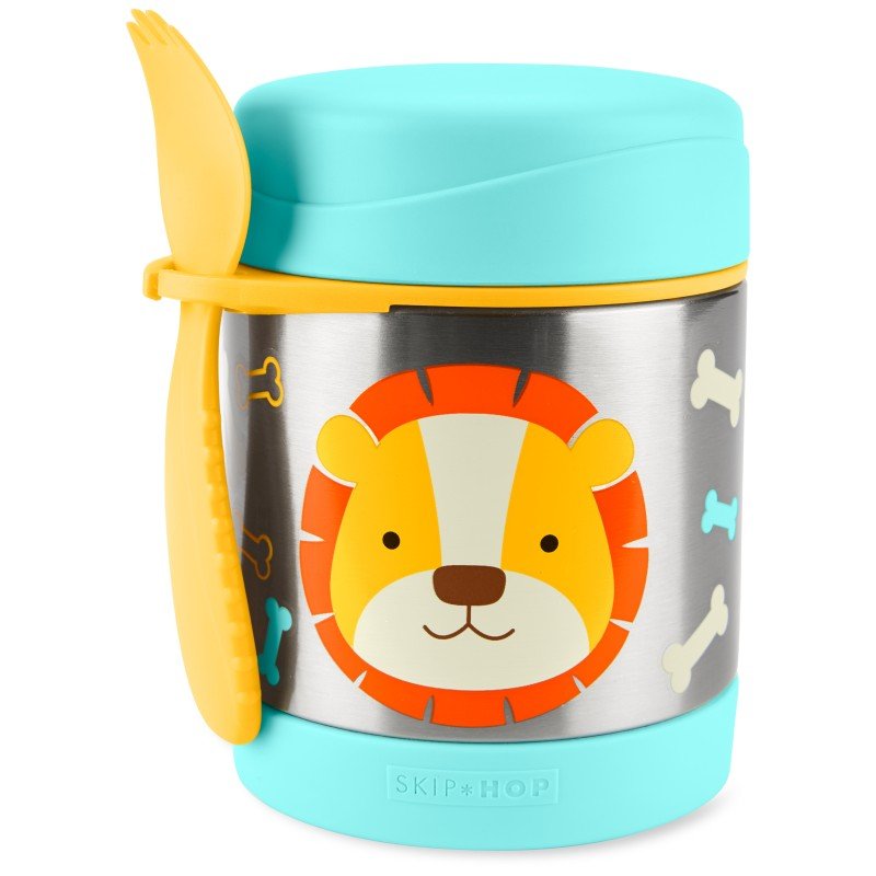 Skip Hop Zoo Insulated Little Kid Food Jar - Lion -HYPHEN KIDS
