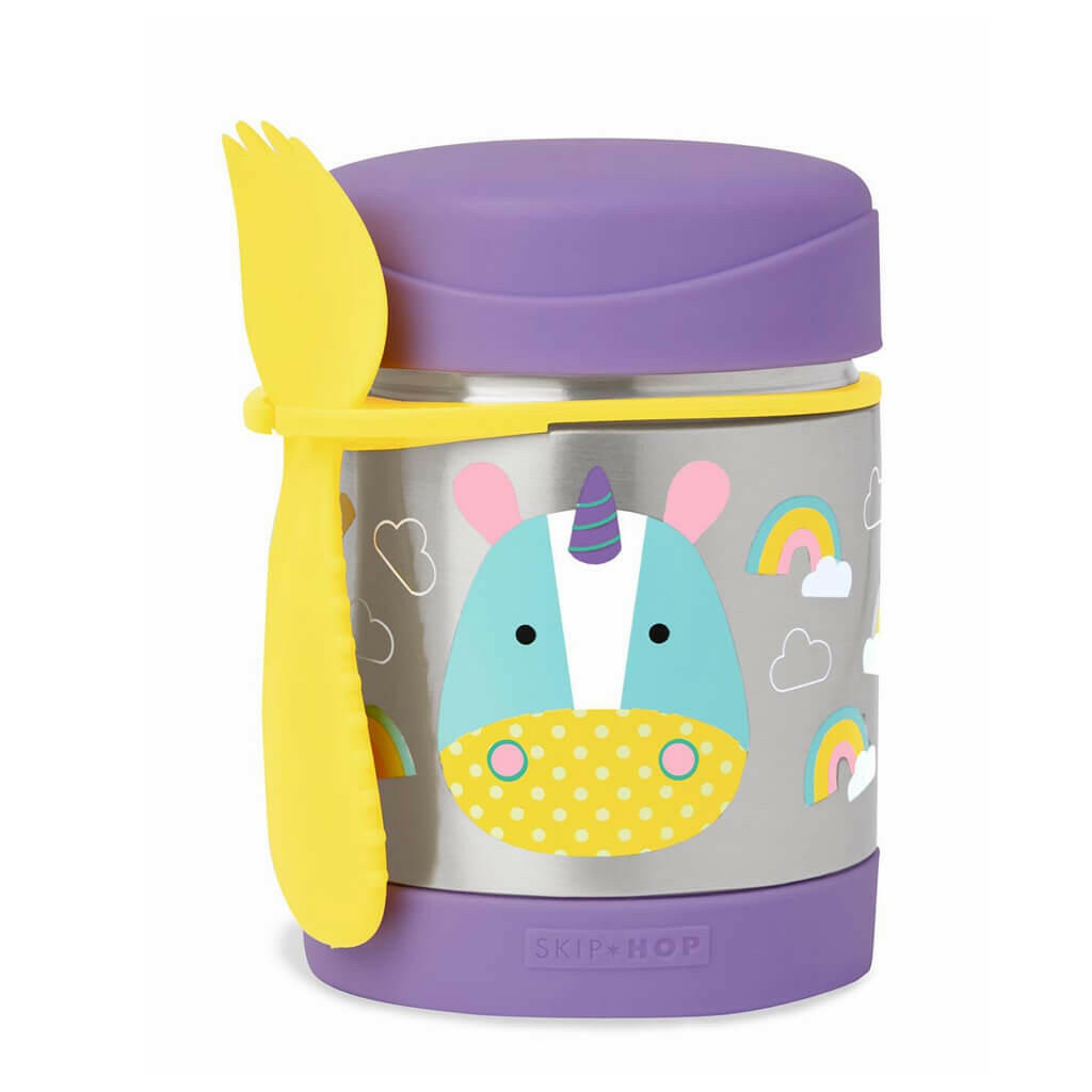 Shop Skip Hop Zoo Insulated Little Kid Food Jar - Unicorn NZ | Premium Food Jar for School Kids