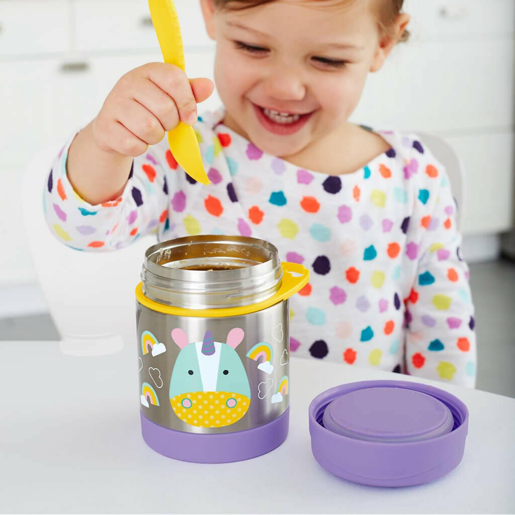 Shop Skip Hop Zoo Insulated Little Kid Food Jar - Unicorn NZ | Premium Food Jar for School Kids