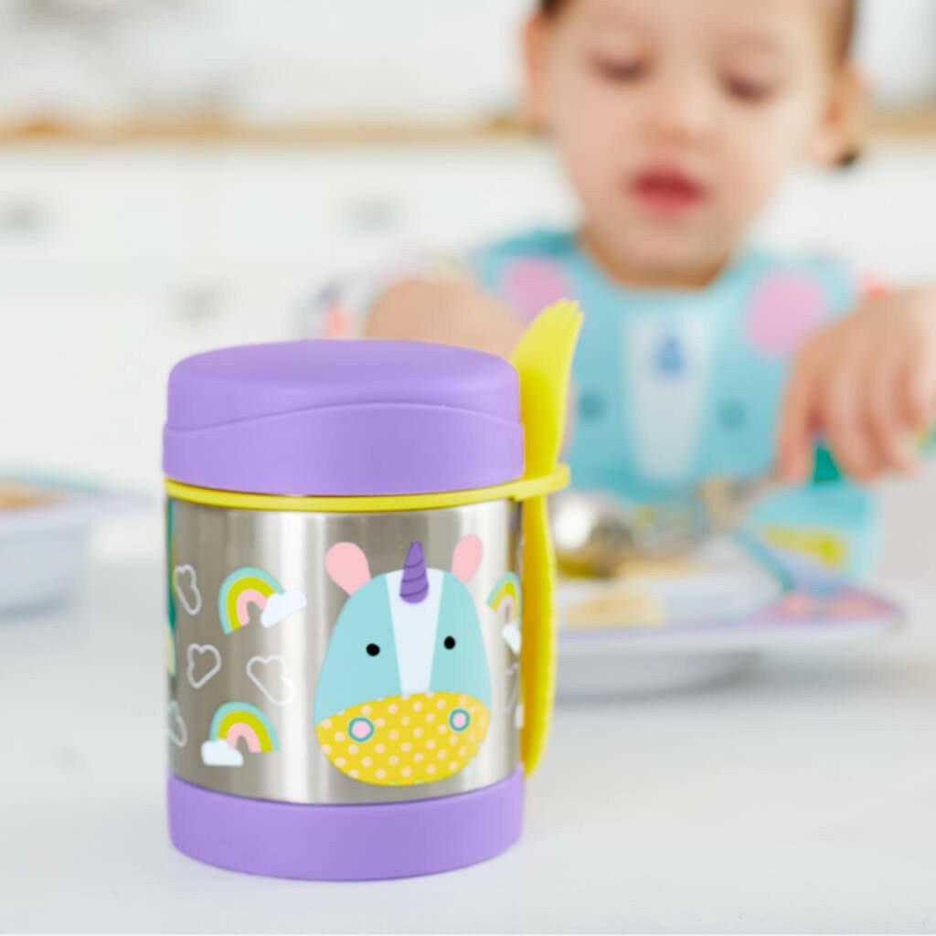 Shop Skip Hop Zoo Insulated Little Kid Food Jar - Unicorn NZ | Premium Food Jar for School Kids
