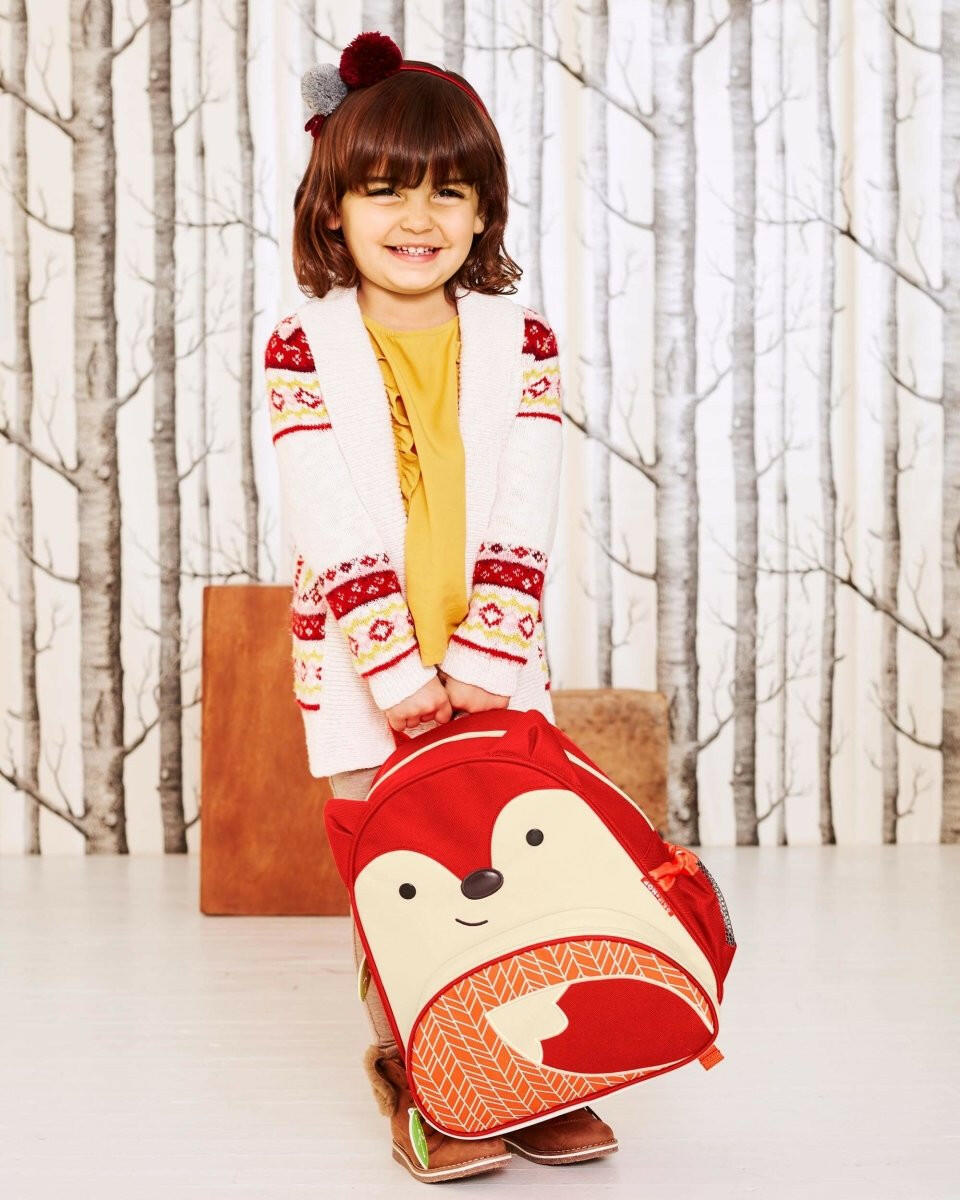 Skip Hop Zoo Little Kid Backpack - Fox - Backpack - not - on - sale
